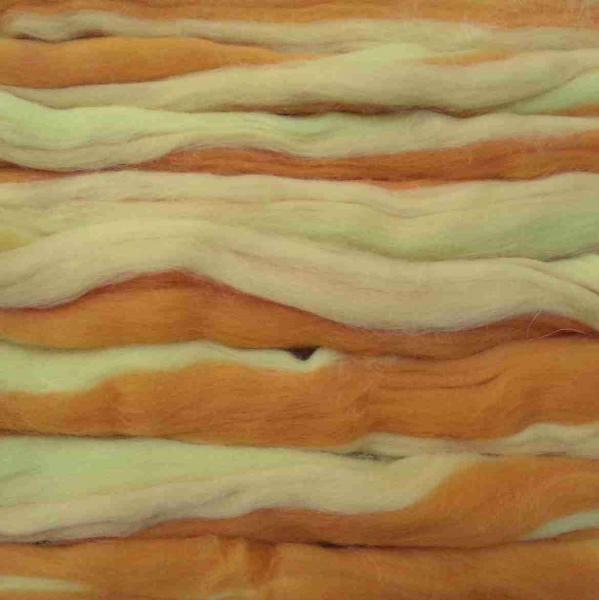 Merinokammzug Multicolor "Gelbtöne" 50g